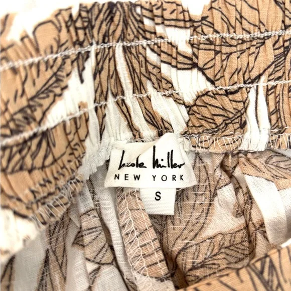 Floral Linen Wide-Leg Pant - Picture 3 of 6